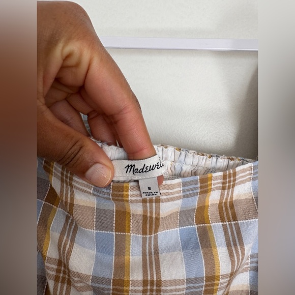 Plaid Ruffle Sleeve Maxi Dress - Picture 5 of 5